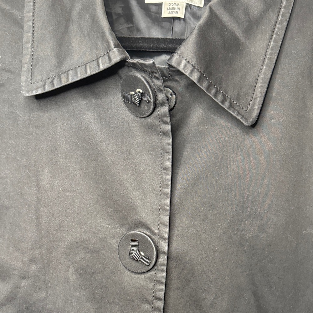 Talbots Black Button-Front Jacket - Picture 4 of 9
